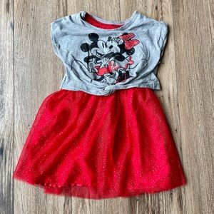 Disney Junior - Mickey + Minnie dress - 3T/2T